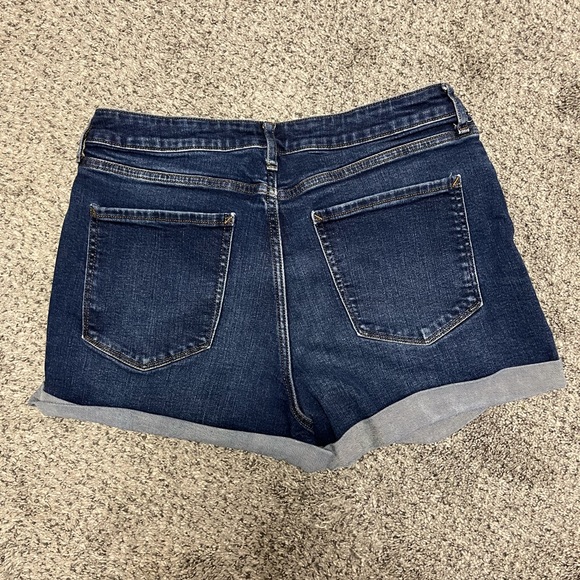 a.n.a Women's Dark Blue Jean Shorts - Picture 2 of 3